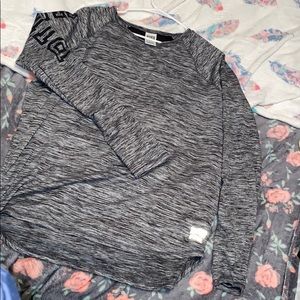 PINK long sleeve workout shirt